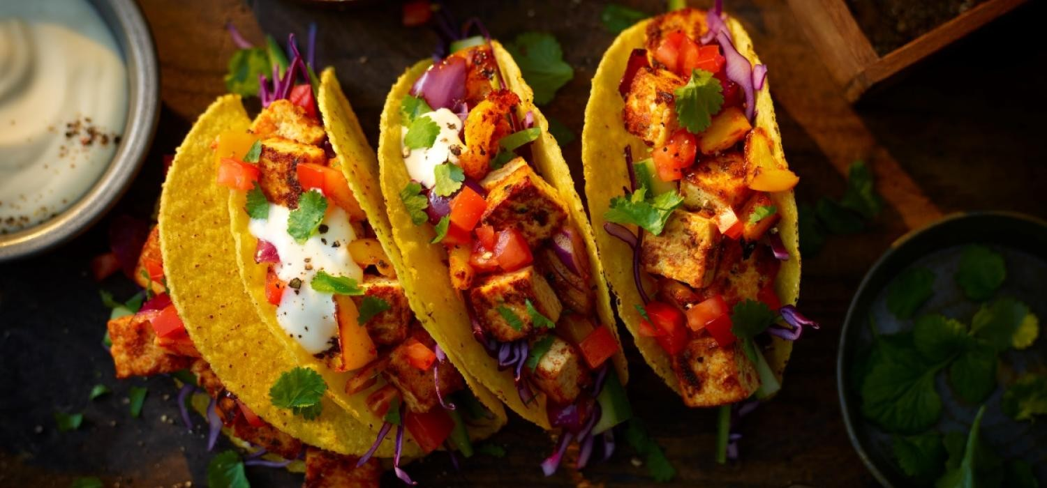 Air Fryer Tofu Tacos