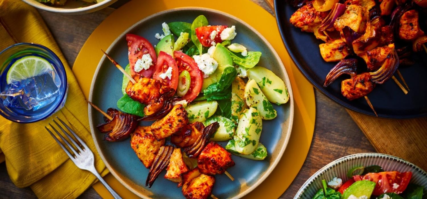 Air Fryer Piri Piri Chicken Skewers