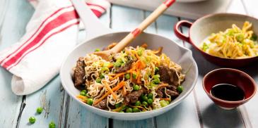 Fried Beef Curry Noodles