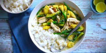 Thai Green Curry with Leftovers
